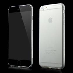 Ултра тънък прозрачен силиконов гръб за iPhone 6 Plus - 14126