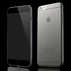 Ултра тънък прозрачен силиконов гръб за iPhone 6 Plus - 14130