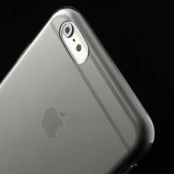 Ултра тънък прозрачен силиконов гръб за iPhone 6 Plus - 14133