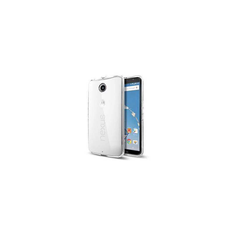 Ултра тънък прозрачен силиконов гръб за Motorola Nexus 6 - 16431