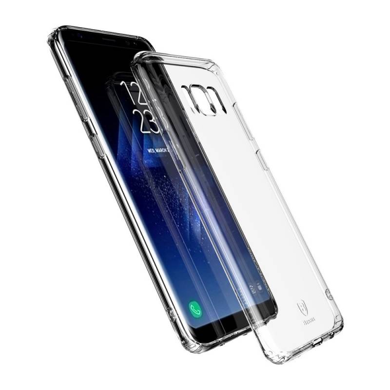 Ултра тънък оригинален силиконов гръб Baseus Air за Samsung Galaxy S8+ Plus G955 - 29794