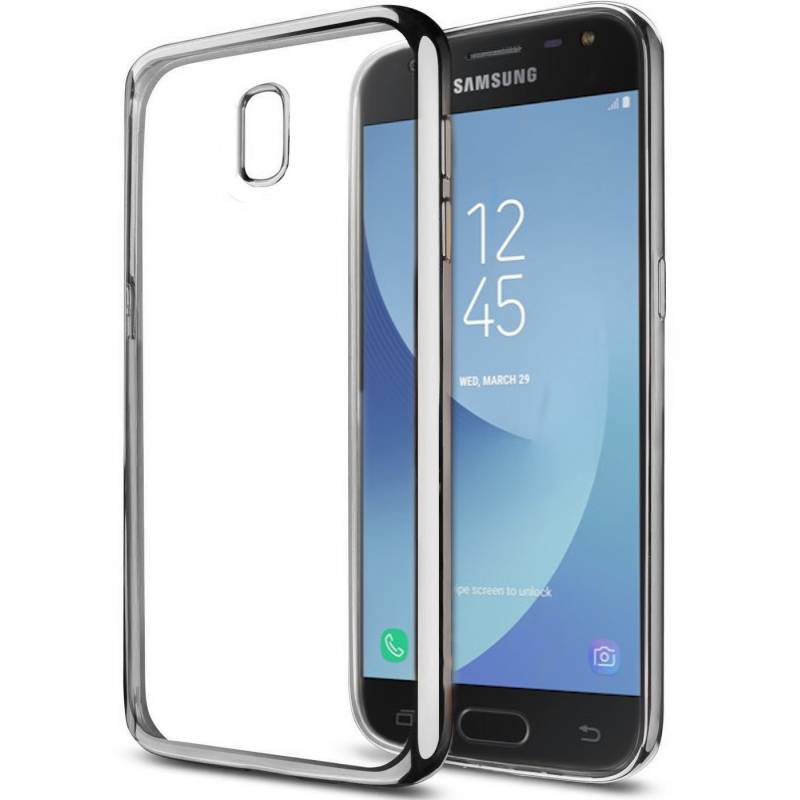 Прозрачен силиконов кейс с кант за Samsung Galaxy J5 2017 - 31233