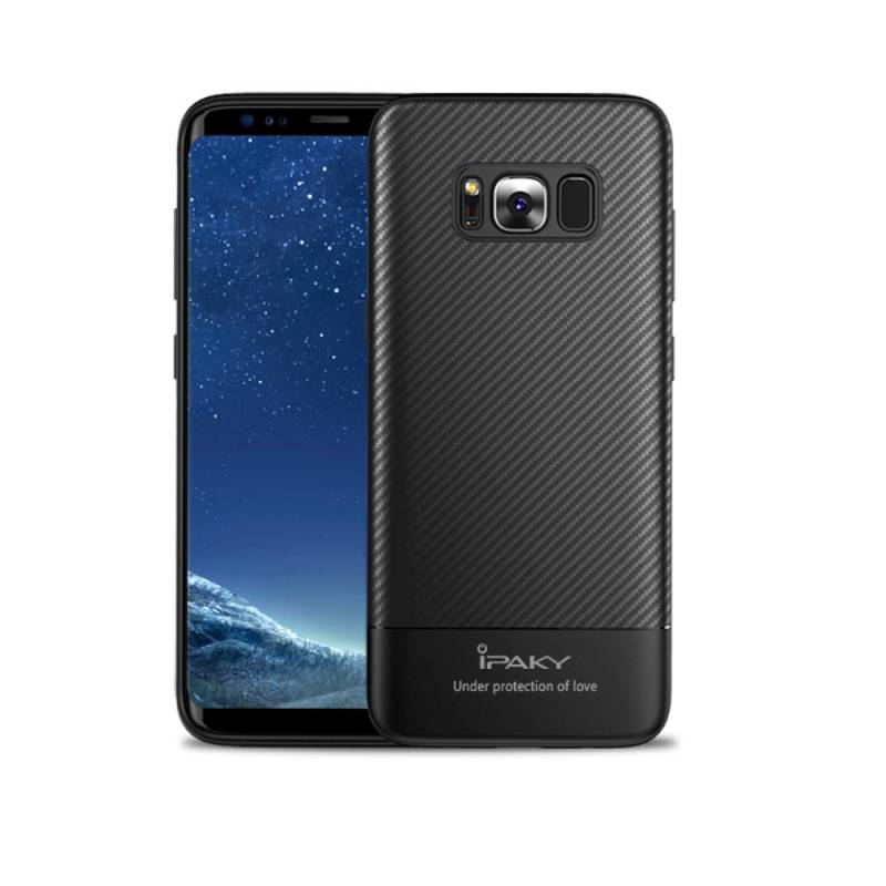 iPaky Carbon силиконов кейс за Samsung Galaxy S8+ Plus G955 - 32243
