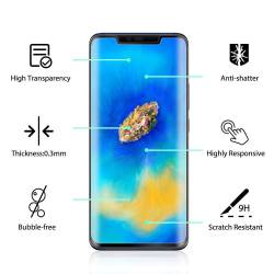 3D Full Cover Tempered Glass за Huawei Mate 20 Pro - 37721