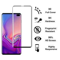 3D Full Cover Tempered Glass за Samsung Galaxy S10+ Plus - 38724