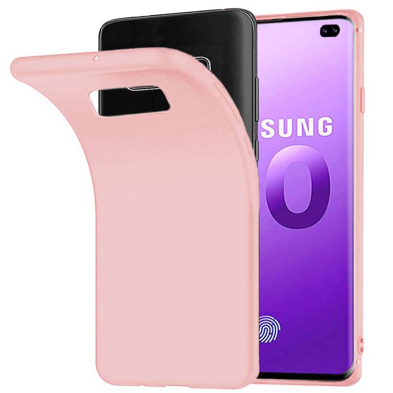 Anti Slip матов силиконов кейс за Samsung Galaxy S10+ Plus G975 - 38739