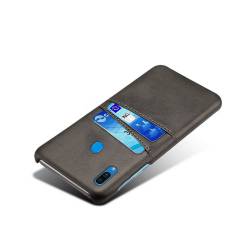 Твърд кожен кейс с джобове за карти за Samsung Galaxy A30 - 40104