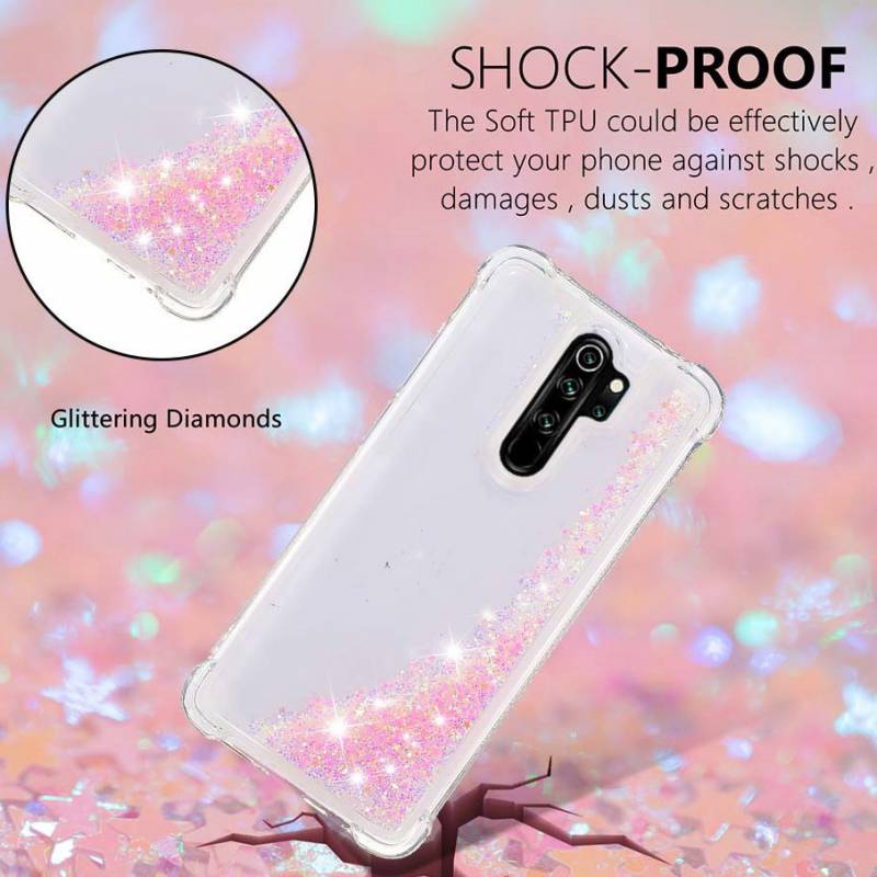 Shock Proof Glitter силиконов калъф за Xiaomi Redmi Note 8 Pro - 45907