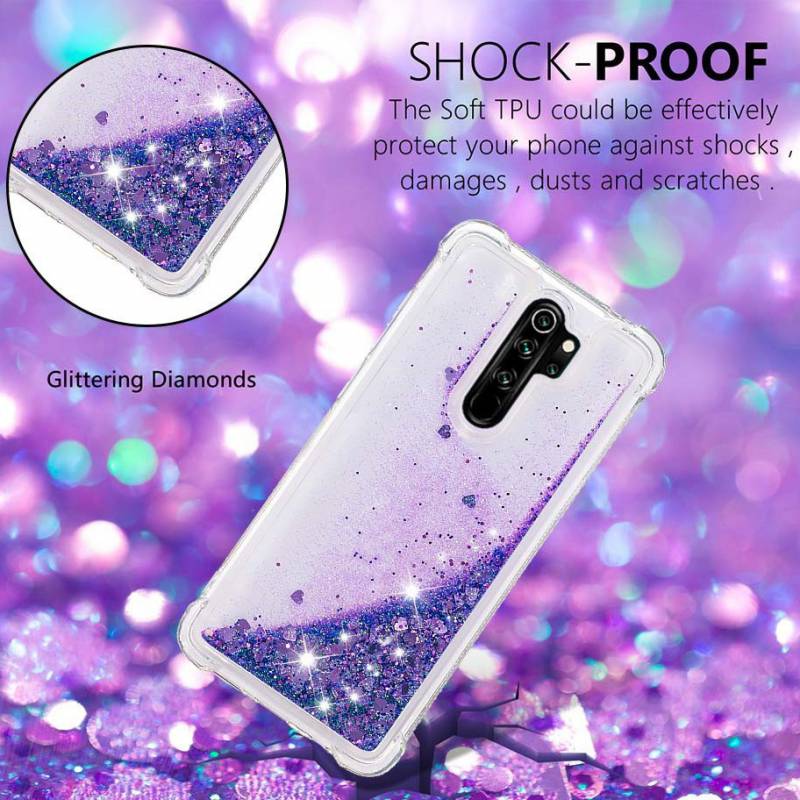 Shock Proof Glitter силиконов калъф за Xiaomi Redmi Note 8 Pro - 45911