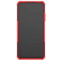 Противоударен хибриден гръб за Xiaomi Mi 10T Lite 5G - червен - 50208