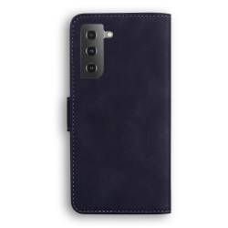 Classic Wallet кожен калъф за Samsung Galaxy S21 - черен - 50358