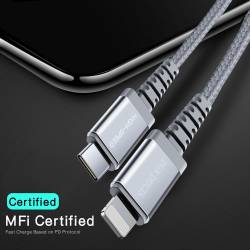 Dux Ducis X2 MFI Type-C към Lightning USB кабел за iPhone - 52843