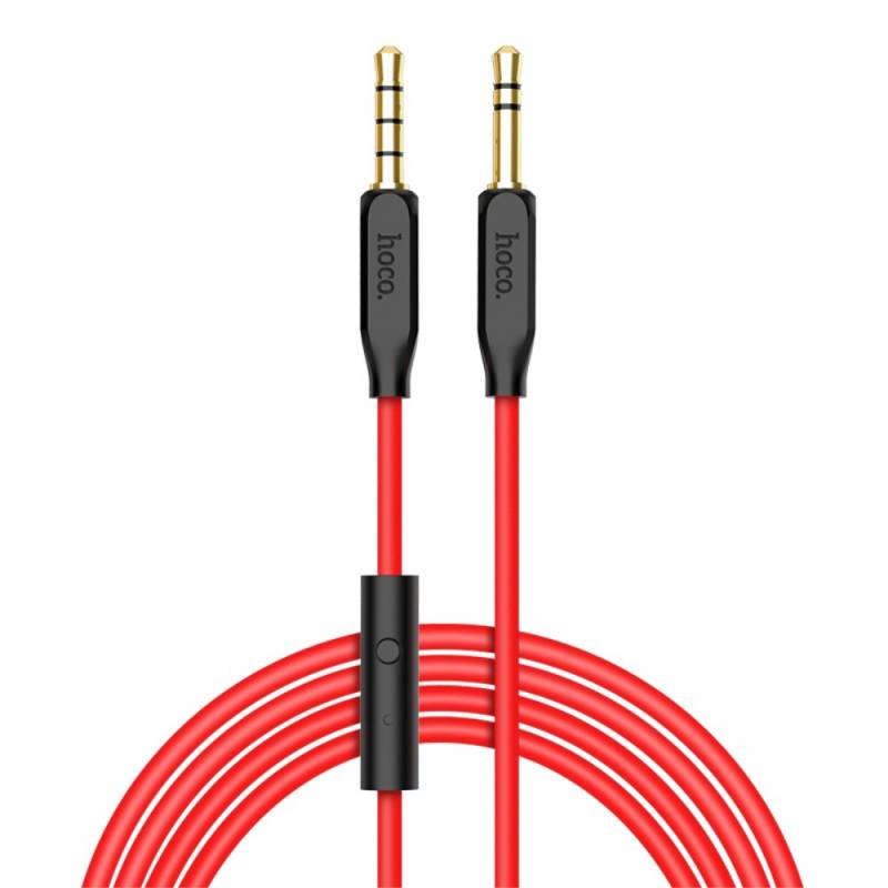 Hoco Aux аудио кабел с микрофон 3.5 към 3.5 мм - 52934
