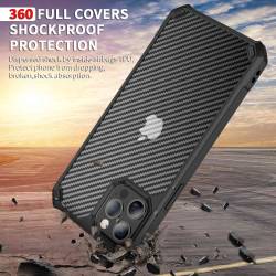 Carbon Armor противоударен гръб за iPhone 14 Pro - 62477