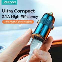 JoyRoom - Car Charger (C-A06) зарядно за кола с 2 USB 3.1A - 65474