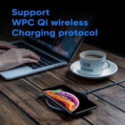 JoyRoom - Wireless Charger Generous (JR-A23) безжично Qi зарядно 2A 15W - 65596
