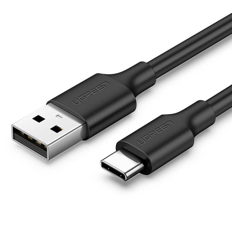 Ugreen - Data Cable Nickel Plating (60117) USB Type-C кабел 5V 3A QC3 20W 1.5M - 65604