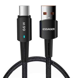 Essager USB Type-C кабел 5V 6A QC 3.0 1M - 65611