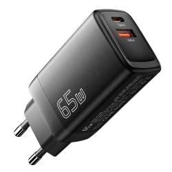 ESSAGER GaN 65W USB + Type-C зарядно с 2 USB входa - 66761