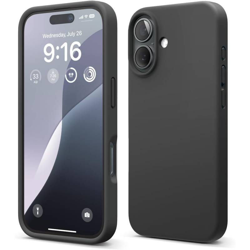 Anti Slip матов силиконов кейс за iPhone 16 Plus - 70734