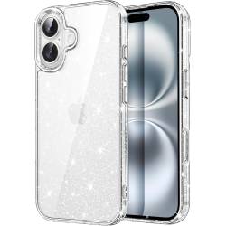 Flex Air Glitter силиконов кейс за iPhone 16 - 71128