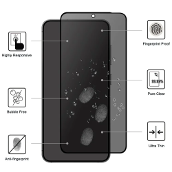 HardGlass Privacy стъклен протектор за Samsung Galaxy S25 - 72912