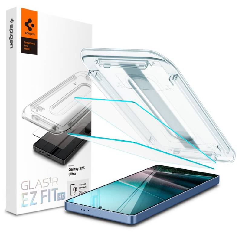 Spigen - Glas.tR EZ-FIT HD - Samsung Galaxy S25 Ultra - 74293