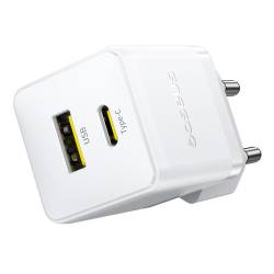 Baseus CCZC20UE QC3.0+PD 20W зарядно / адаптор с бързо зареждане и Type-C и USB A вход