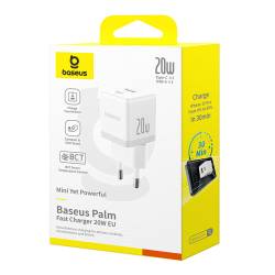Baseus CCZC20UE QC3.0+PD 20W зарядно / адаптор с бързо зареждане и Type-C и USB A вход