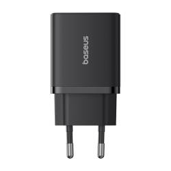 Baseus - Wall Charger Cube - PD, 30W, USB-A + Type-C. QC, 3A - черно