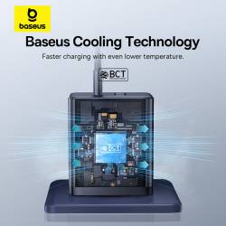 Baseus - Wall Charger Cube - PD, 30W, USB-A + Type-C. QC, 3A - черно