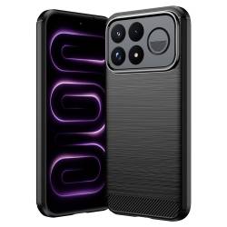 Удароустойчив силиконов кейс за Xiaomi Poco F9 Ultra - черен
