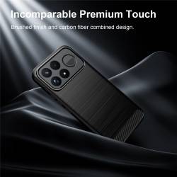 Удароустойчив силиконов кейс за Xiaomi Poco F9 Ultra - черен