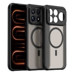 Gravity Bumper MagSafe удароустойчив хибриден кейс за Xiaomi Poco F9 Ultra - черен