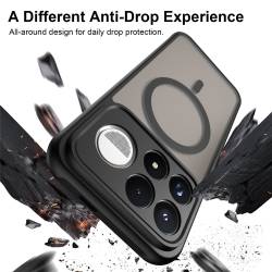 Gravity Bumper MagSafe удароустойчив хибриден кейс за Xiaomi Poco F9 Ultra - черен