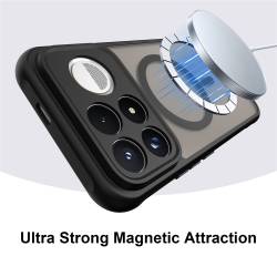 Gravity Bumper MagSafe удароустойчив хибриден кейс за Xiaomi Poco F9 Ultra - черен