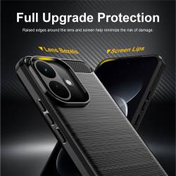 Удароустойчив силиконов кейс за Xiaomi Redmi Note 17 Pro 5G - черен