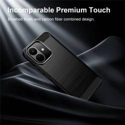 Удароустойчив силиконов кейс за Xiaomi Redmi Note 17 Pro 5G - черен