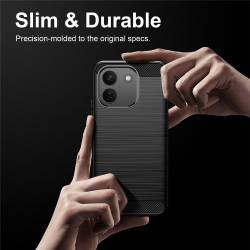 Удароустойчив силиконов кейс за Xiaomi Redmi Note 17 Pro Max 5G - черен
