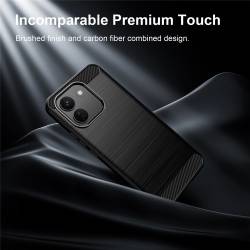 Удароустойчив силиконов кейс за Xiaomi Redmi Note 17 Pro Max 5G - черен