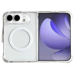 ShockProof MagSafe твърд кейс за iPhone Duo - прозрачен