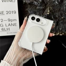 ShockProof MagSafe твърд кейс за iPhone Duo - прозрачен