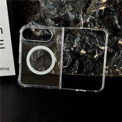 ShockProof MagSafe твърд кейс за iPhone Duo - прозрачен