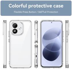 Shock Bumper удароустойчив хибриден кейс за Xiaomi Redmi Note 17 4G / 5G - прозрачен