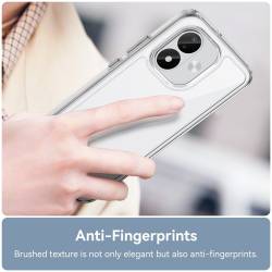 Shock Bumper удароустойчив хибриден кейс за Xiaomi Redmi Note 17 4G / 5G - прозрачен