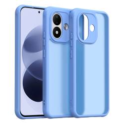 Хибриден удароустойчив кейс за Xiaomi Redmi Note 17 Pro 5G с комбинация от твърд PC гръб и гъвкава TPU рамка - син