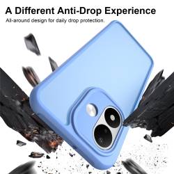Хибриден удароустойчив кейс за Xiaomi Redmi Note 17 Pro 5G с комбинация от твърд PC гръб и гъвкава TPU рамка - син