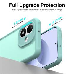 Хибриден удароустойчив кейс за Xiaomi Redmi Note 17 Pro 5G с комбинация от твърд PC гръб и гъвкава TPU рамка - ментов