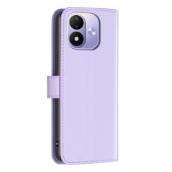 Кожен калъф тип тефтер за Xiaomi Redmi Note 17 4G / 5G - лилав