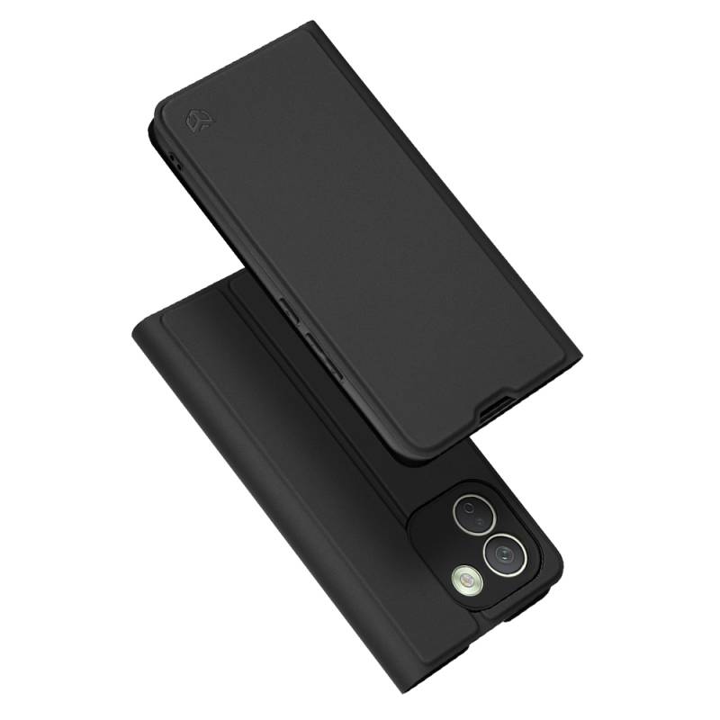 Стилен и тънък кожен калъф за Xiaomi Redmi Note 17 Pro Max 5G - черен
